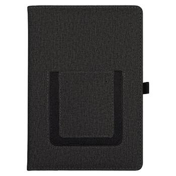 Ежедневник Smart Wallet Cambric A5, черный, недатированный, в твердой обложке с поролоном