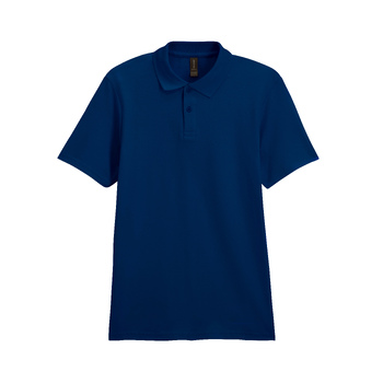 Футболка поло SOFTSTYLE ADULT DOUBLE PIQUE, МОРСКОЙ СИНИЙ 3XL