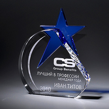 Награда из стекла