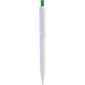 Ручка IGLA COLOR Белая с зеленой кнопкой 1033.02