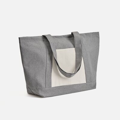 Шопер Shophop, серый с неокрашенным