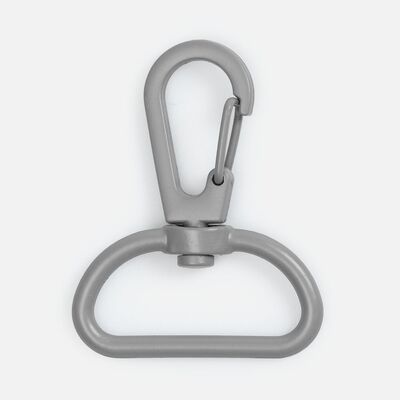 Застежка-карабин Snap Hook, L, серая