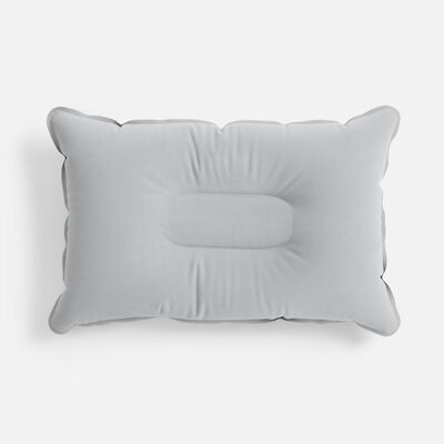Надувная подушка Pillowish, серая