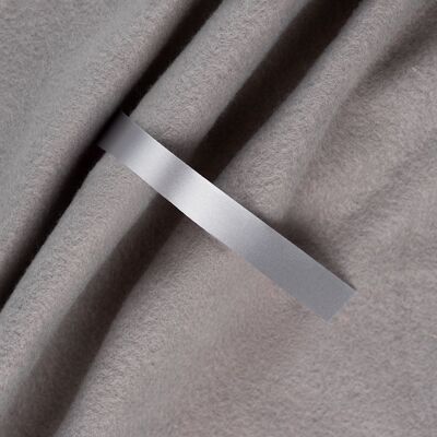 Лента сатиновая Satin 10 S, серая, 10 см