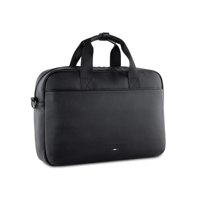 Портфель мужской BUGATTI РИКО | RICO, черный, полиуретан, 40 x 10 x 28,5 см
