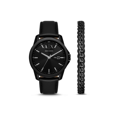 Подарочный набор: часы наручные мужские с браслетом. Armani Exchange