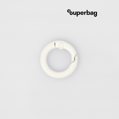 Карабин-кольцо Ring для обвеса, d=2см (белый)