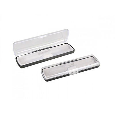 Футляр для ручки Pencase Uno, пластик, прозрачный/черный