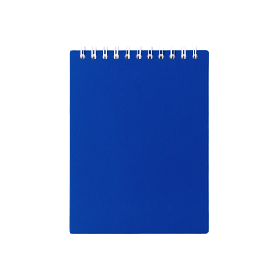 Блокнот А6 Ambra mini в мягком переплёте, в клетку, синий