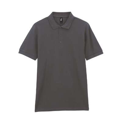 Футболка поло PREMIUM COTTON ADULT DOUBLE PIQUE, ГРАФИТОВЫЙ M