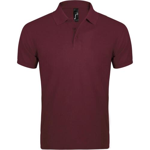 Рубашка поло мужская Prime Men 200 бордовая, размер 5XL