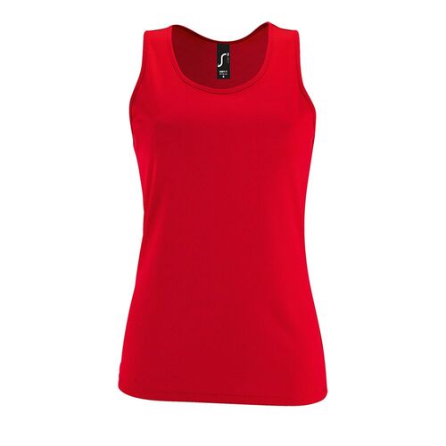 Майка женская Sporty TT Women красная, размер XXL