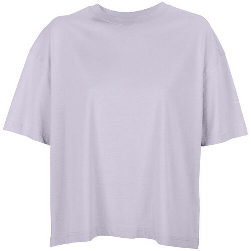 Футболка оверсайз женская Boxy Women, сиреневая, размер XL