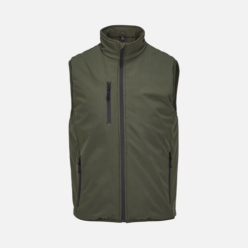 Жилет софтшелл унисекс Falcon BW, темный хаки, размер M
