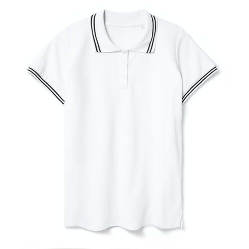 Рубашка поло женская Virma Stripes Lady, белая, размер XXL