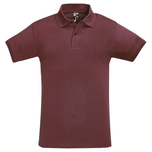 Рубашка поло мужская Perfect Men 180, бордовая, размер 3XL