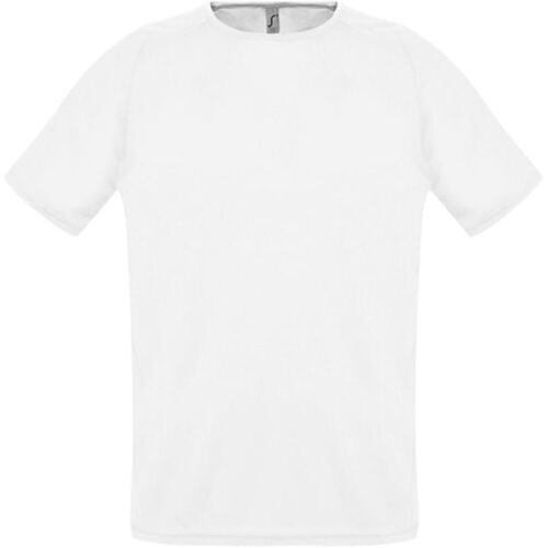Футболка унисекс Sporty 140 белая, размер XS