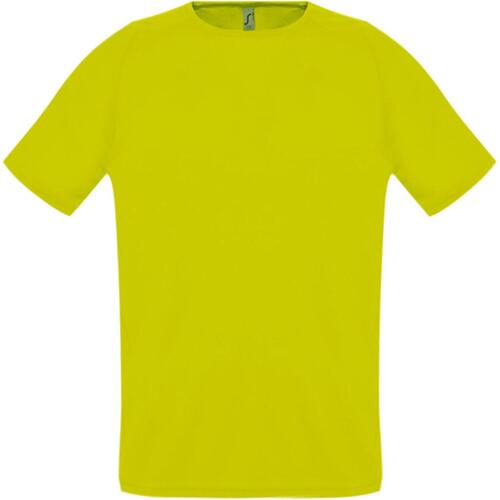 Футболка унисекс Sporty 140 желтый неон, размер S