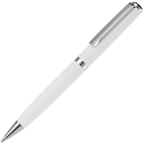 Ручка шариковая Inkish Chrome в футляре, белая