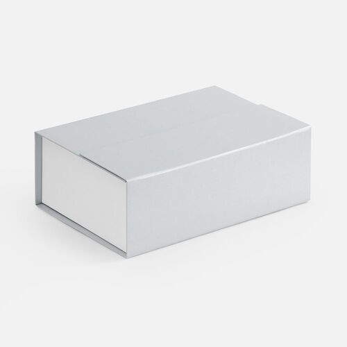 Коробка Bicolor Case, белая с серым