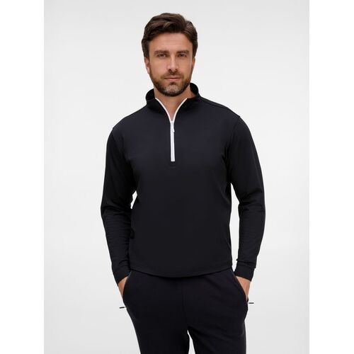 Свитшот на молнии из бифлекса Morfiss, черный, размер XL/XXL