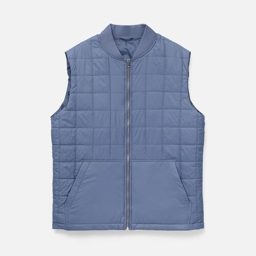 Жилет унисекс Warmbridge, синий (джинс), размер 4XL
