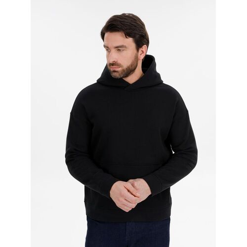 Худи оверсайз унисекс Snuggie, черное, размер XS/S