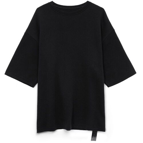 Джемпер с коротким рукавом Siluetti Volumica, черный, размер XS/S