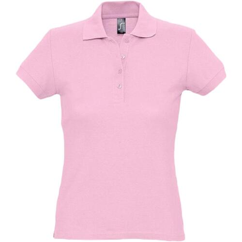 Рубашка поло женская Passion 170 розовая, размер L