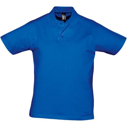 Рубашка поло мужская Prescott men 170 ярко-синяя, размер XXL