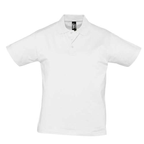 Рубашка поло мужская Prescott men 170 белая, размер XL