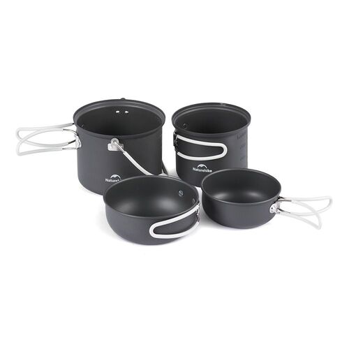 Набор посуды Naturehike NH18T018-G, серый