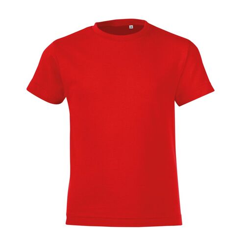 Футболка детская Regent Fit Kids, красная, на рост 106-116 см (6 лет)