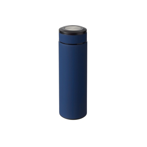 Вакуумный термос "Vacuum Flask C1", soft touch, 420мл, темно-синий