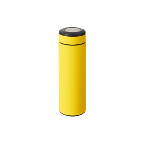 Вакуумный термос "Vacuum Flask C1", soft touch, 420мл, желтый