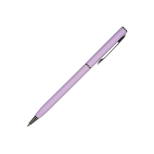 Ручка шариковая автоматическая BrunoVisconti® "PALERMO" цвет корпуса сиреневый, soft-touch, 0.7 мм