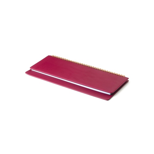 Планинг недатированный  "Velvet" бордовый