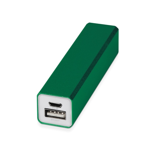 Портативное зарядное устройство "Брадуэлл", 2200 mAh, зеленый
