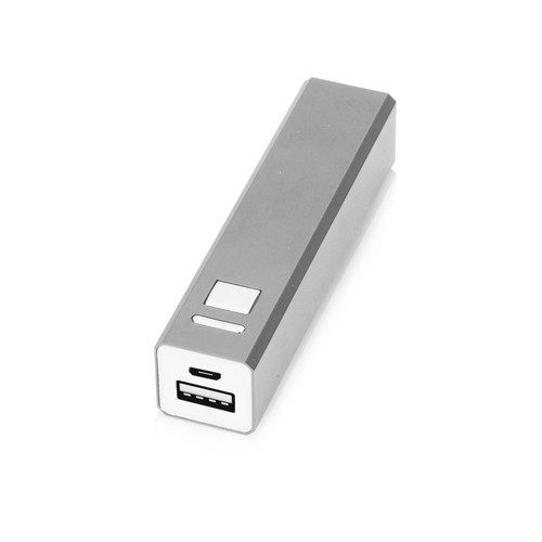 Портативное зарядное устройство "Спейс", 3000 mAh, серебристый