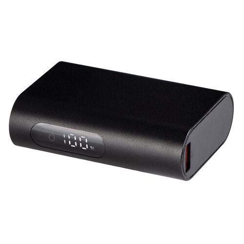 Внешний аккумулятор с QC/PD "Qwik", 10000 mah, черный