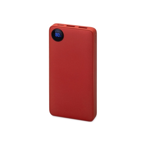 Внешний аккумулятор с дисплеем «Mild», 10 000 mAh, красный