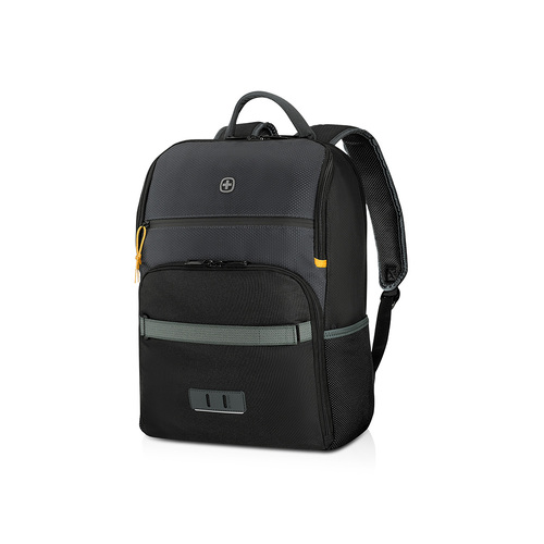 Рюкзак WENGER Move 16", чёрный, переработанный ПЭТ, 33 x 19 x 44 см, 22 л