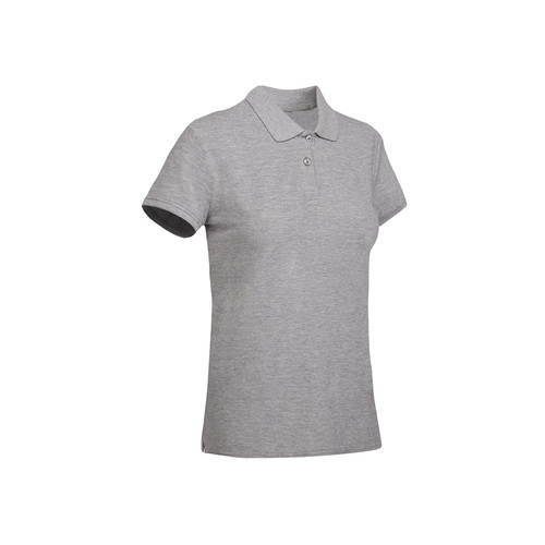 Рубашка поло "Prince" женская, серый меланж
