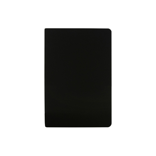 Бизнес тетрадь А5 "Megapolis flex" 60 л. soft touch клетка, черный
