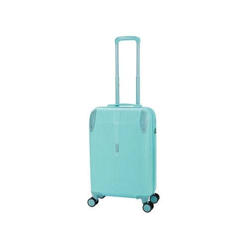 Чемодан TORBER В Отпуск, бирюзовый, ABS-пластик, 41 х 25 х 61 см, 48 л, 2,7 кг