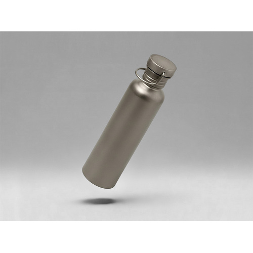 Бутылка для воды из титана "Titan", 750ml, темно-серый