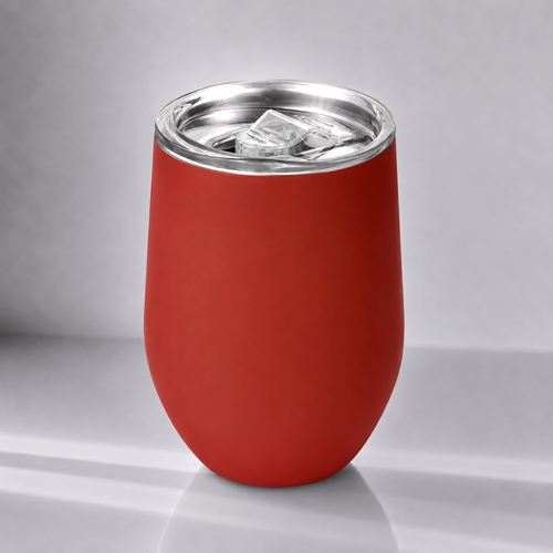 Термокружка "Vacuum mug C1", soft touch, 370мл, красный