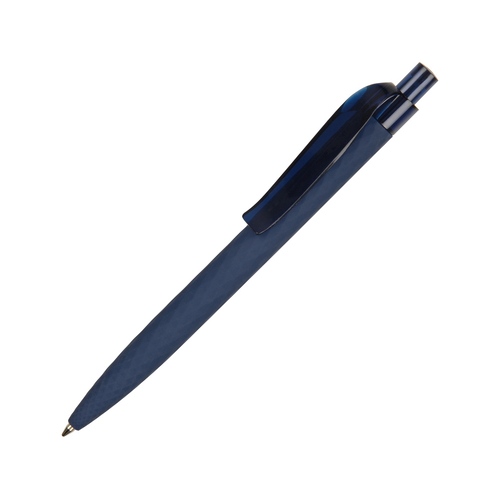 Ручка шариковая QS 01 PRT "софт-тач", синий
