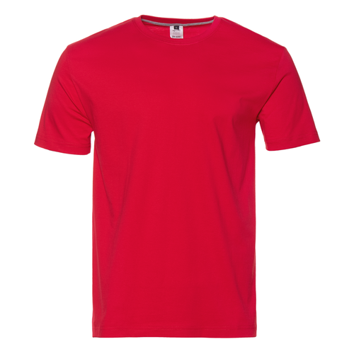 Футболка унисекс без бокового шва STAN хлопок 160, 02, Красный,  (14)  (54/XXL)