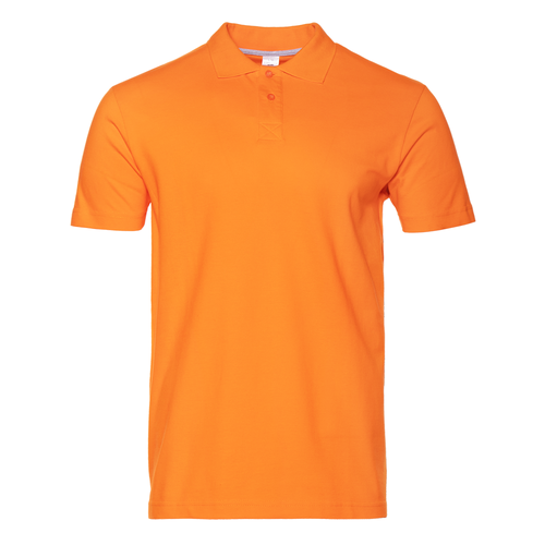 Рубашка поло унисекс STAN хлопок 185, 04U, Оранжевый,  (28/1)  (58/4XL)